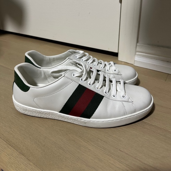 Gucci Ace Sneakers - Sz9 - Picture 1 of 3
